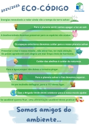 Cartaz simples de atitudes para diminuir a sua pegada ecológica ilustrado azul.png